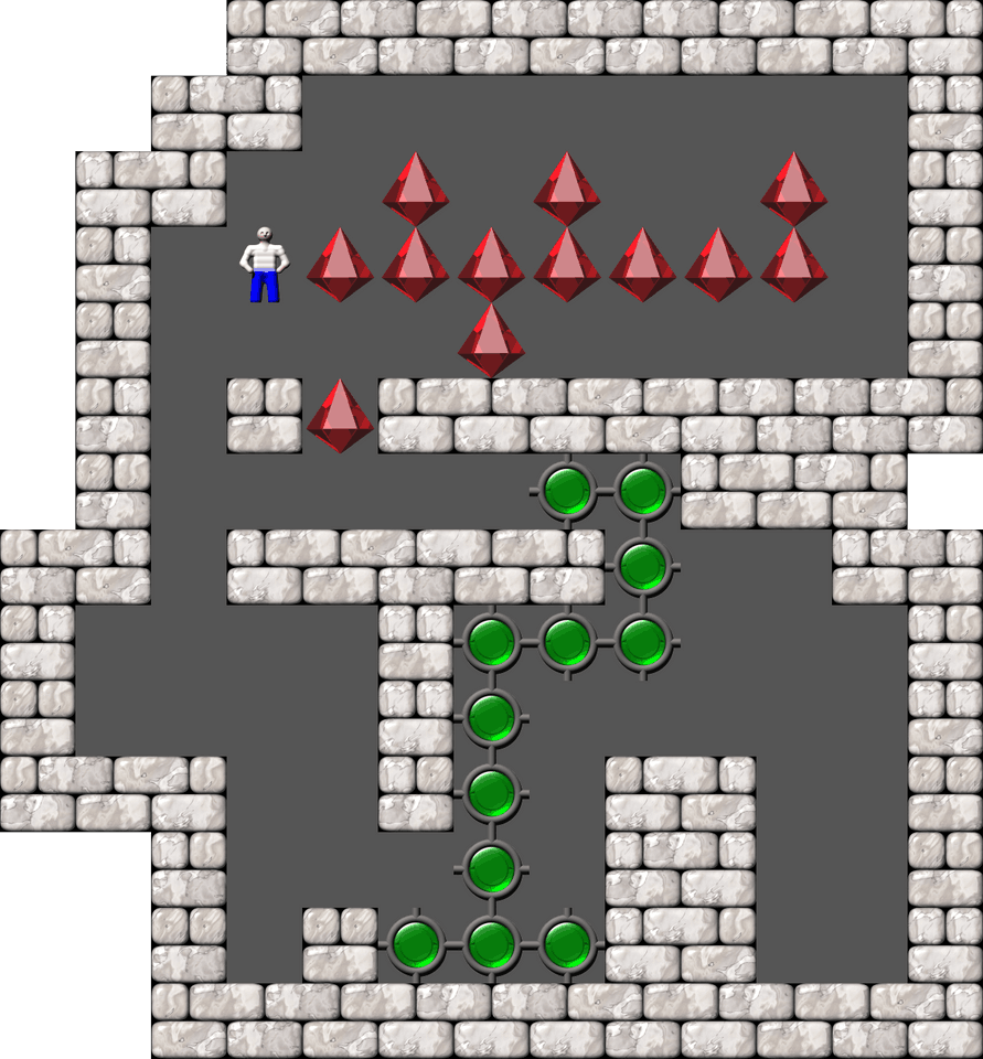 Sokoban Mass Remodel level 1300